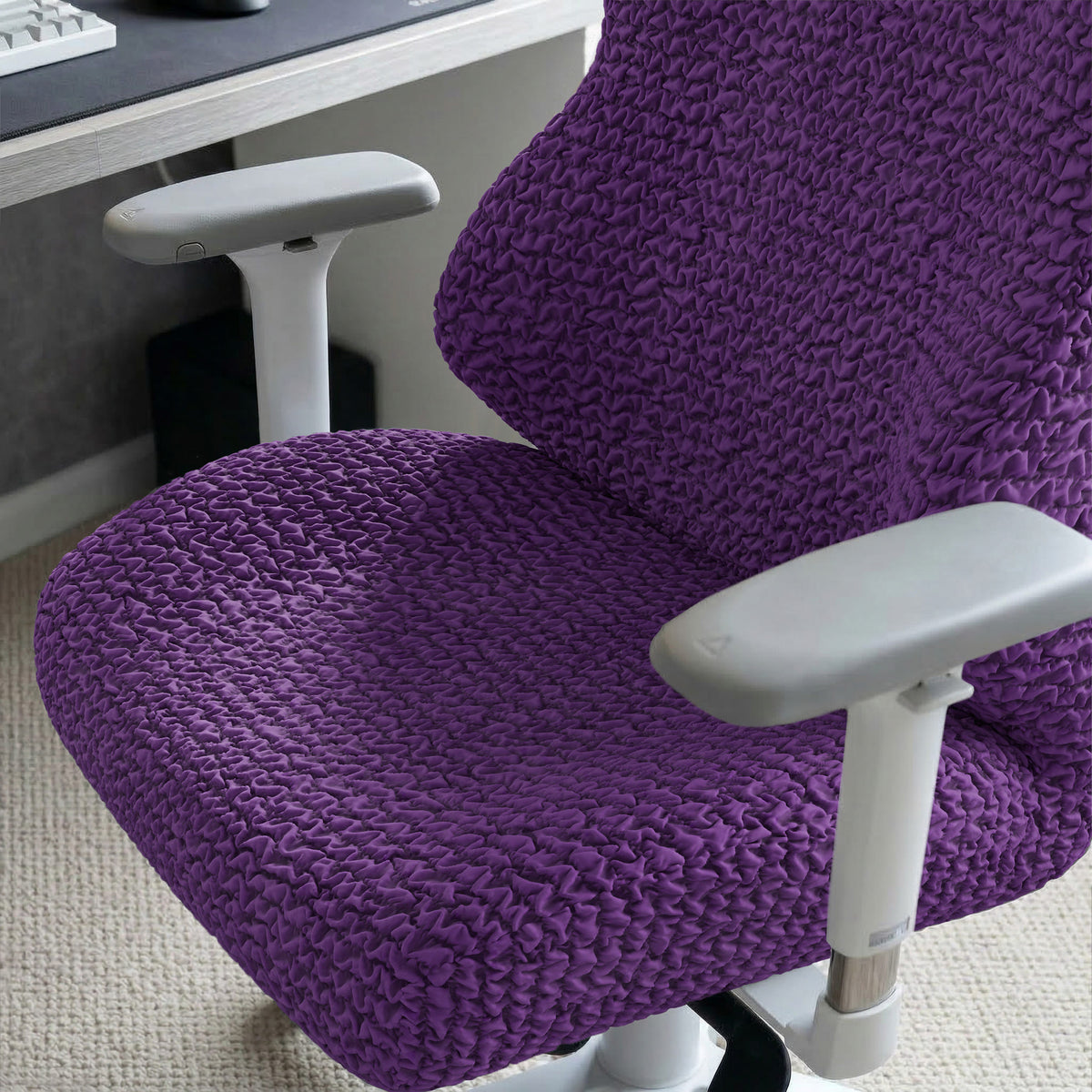 Gaming Chair Slipcover, Comfort Collection – Purple, interior view 4 | Purple