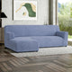L-Shaped Sofa Slipcover (Left Chaise), Embrace Collection – Blue, interior view 1 | Blue