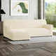 L-Shaped Sofa Slipcover (Left Chaise), Embrace Collection – Cream, interior view 1 | Cream