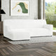 L-Shaped Sofa Slipcover (Left Chaise), Embrace Collection – Crisp White, interior view 1 | Crisp White
