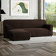 L-Shaped Sofa Slipcover (Left Chaise), Embrace Collection – Dark Brown, interior view 1 | Dark Brown