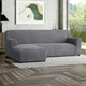 L-Shaped Sofa Slipcover (Left Chaise), Embrace Collection – Dark Grey, interior view 1 | Dark Grey