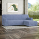 L-Shaped Sofa Slipcover (Right Chaise), Embrace Collection – Blue, interior view 1 | Blue