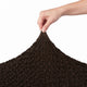 L-Shaped Sofa Slipcover (Right Chaise), Embrace Collection – Dark Brown, stretch view | Dark Brown