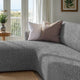 L-Shaped Sofa Slipcover (Left Chaise), Comfort Collection – Ash, interior view 3 | Ash