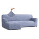 L-Shaped Sofa Slipcover (Left Chaise), Comfort Collection – Blue, front view | Blue