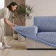 L-Shaped Sofa Slipcover (Left Chaise), Comfort Collection – Blue, installation view | Blue