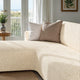 L-Shaped Sofa Slipcover (Left Chaise), Comfort Collection – Cream, interior view 3 | Cream