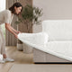 L-Shaped Sofa Slipcover (Left Chaise), Comfort Collection – Crisp White, installation view | Crisp White