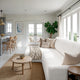 L-Shaped Sofa Slipcover (Left Chaise), Comfort Collection – Crisp White, interior view 2 | Crisp White
