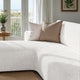 L-Shaped Sofa Slipcover (Left Chaise), Comfort Collection – Crisp White, interior view 3 | Crisp White