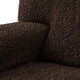 L-Shaped Sofa Slipcover (Left Chaise), Comfort Collection – Dark Brown, detail view | Dark Brown
