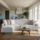 L-Shaped Sofa Slipcover (Left Chaise), Comfort Collection – Light Grey, interior view 1 | Light Grey