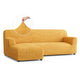 L-Shaped Sofa Slipcover (Left Chaise), Comfort Collection – Mango, front view | Mango