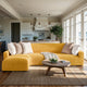 L-Shaped Sofa Slipcover (Left Chaise), Comfort Collection – Mango, interior view 1 | Mango