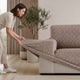 L-Shaped Sofa Slipcover (Left Chaise), Comfort Collection – Soft Taupe, installation view | Soft Taupe