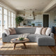L-Shaped Sofa Slipcover (Right Chaise), Comfort Collection – Ash, interior view 1 | Ash