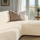 L-Shaped Sofa Slipcover (Right Chaise), Comfort Collection – Cream, interior view 3 | Cream