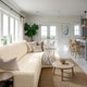 L-Shaped Sofa Slipcover (Right Chaise), Comfort Collection – Cream, interior view 2 | Cream