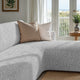 L-Shaped Sofa Slipcover (Right Chaise), Comfort Collection – Light Grey, interior view 3 | Light Grey