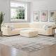 Large Corner Sofa Slipcover, Comfort Collection – Cream, interior view 1 | Cream