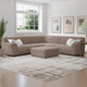 Large Corner Sofa Slipcover, Comfort Collection – Soft Taupe, interior view 1 | Soft Taupe
