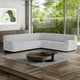 Large Corner Sofa Slipcover, Embrace Collection – Light Grey, interior view 1 | Light Grey
