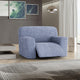 Large Reclining Armchair Slipcover, Comfort Collection – Blue, interior view 1 | Blue
