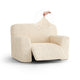 Large Reclining Armchair Slipcover, Comfort Collection – Cream, front view | Cream