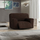 Large Reclining Armchair Slipcover, Comfort Collection – Dark Brown, interior view 1 | Dark Brown