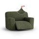 Large Reclining Armchair Slipcover, Comfort Collection – Moss Green, front view | Moss Green