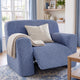Large Reclining Armchair Slipcover, Embrace Collection – Blue, interior view 1 | Blue