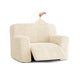 Large Reclining Armchair Slipcover, Embrace Collection – Cream, front view | Cream
