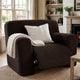 Large Reclining Armchair Slipcover, Embrace Collection – Dark Brown, interior view 1 | Dark Brown