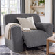 Large Reclining Armchair Slipcover, Embrace Collection – Dark Grey, interior view 1 | Dark Grey