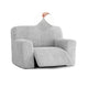 Large Reclining Armchair Slipcover, Embrace Collection – Light Grey, front view | Light Grey