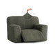 Large Reclining Armchair Slipcover, Embrace Collection – Moss Green, front view | Moss Green