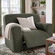 Large Reclining Armchair Slipcover, Embrace Collection – Moss Green, interior view 1 | Moss Green
