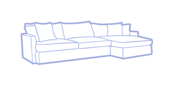 LOUNGE SECTIONAL SOFA WITH CHAISE COVER