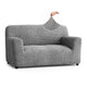 Loveseat 2 Seater Slipcover, Comfort Collection – Ash, front view | Ash