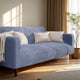 Loveseat 2 Seater Slipcover, Comfort Collection – Blue, interior view 1 | Blue