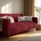 Loveseat 2 Seater Slipcover, Comfort Collection – Burgundy, interior view 1 | Burgundy