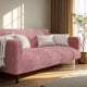 Loveseat 2 Seater Slipcover, Comfort Collection – Coral Pink, interior view 1 | Coral Pink