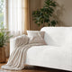Loveseat 2 Seater Slipcover, Comfort Collection – Crisp White, interior view 3 | Crisp White