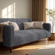 Loveseat 2 Seater Slipcover, Comfort Collection – Dark Grey, interior view 1 | Dark Grey