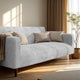 Loveseat 2 Seater Slipcover, Comfort Collection – Light Grey, interior view 1 | Light Grey
