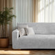 Loveseat 2 Seater Slipcover, Comfort Collection – Light Grey, interior view 2 | Light Grey