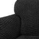 Loveseat 2 Seater Slipcover, Embrace Collection – Black, detail view | Black