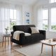 Loveseat 2 Seater Slipcover, Embrace Collection – Black, interior view 2 | Black