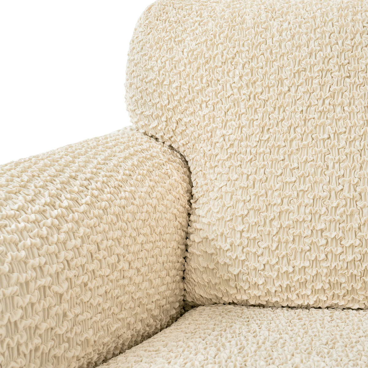 Loveseat 2 Seater Slipcover, Embrace Collection – Cream, detail view | Cream